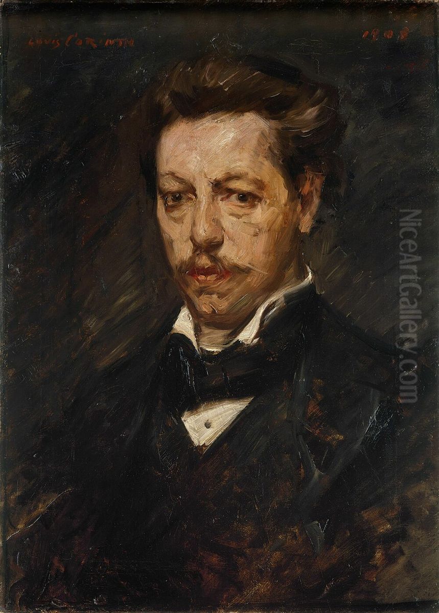 Portrat des Pianisten Conrad Ansorge Oil Painting by Lovis (Franz Heinrich Louis) Corinth