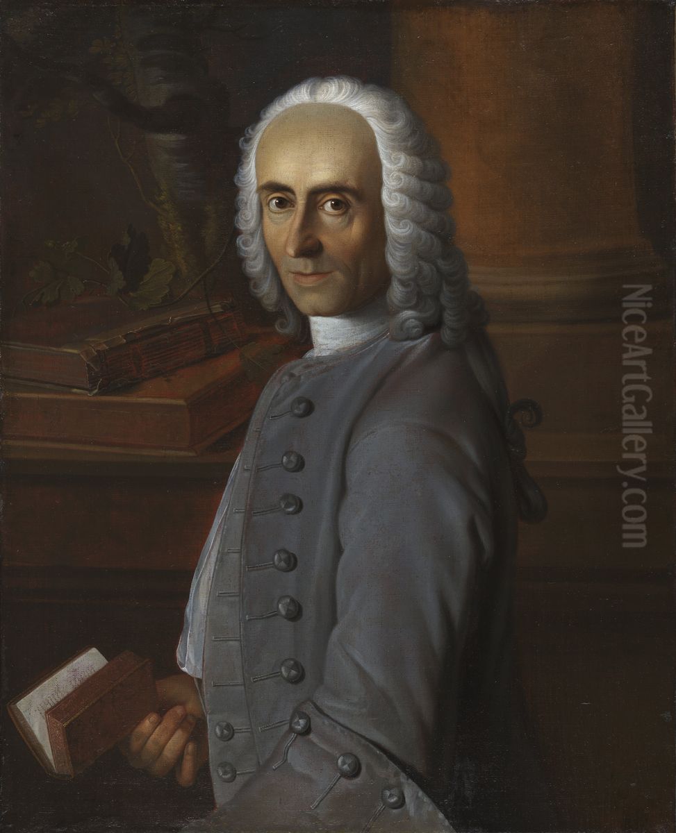 Portrat von Johann Jakob Bodmer Oil Painting by Johann Caspar Fussli