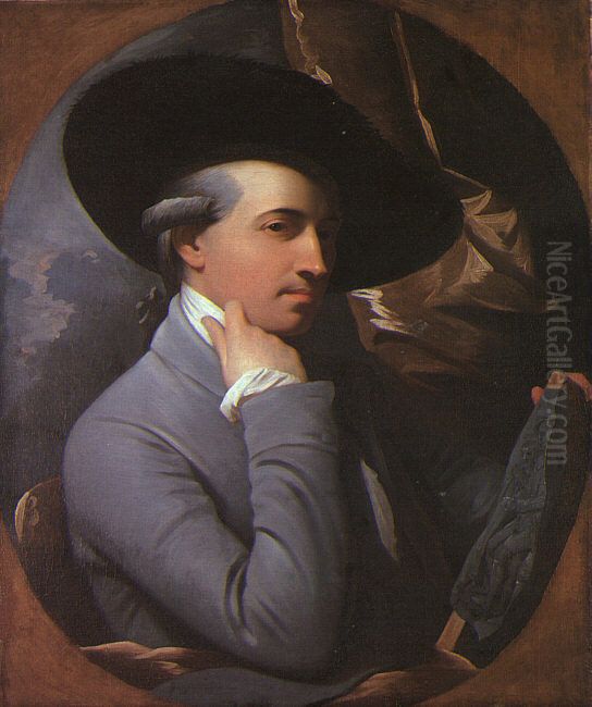 Self-portrait Oil Painting by Benjamin West