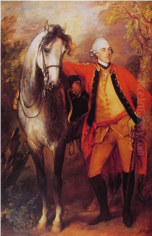 Portrait ofEdward Ligonier, 1st Earl Ligonier(1740-1782) Oil Painting by Thomas Gainsborough