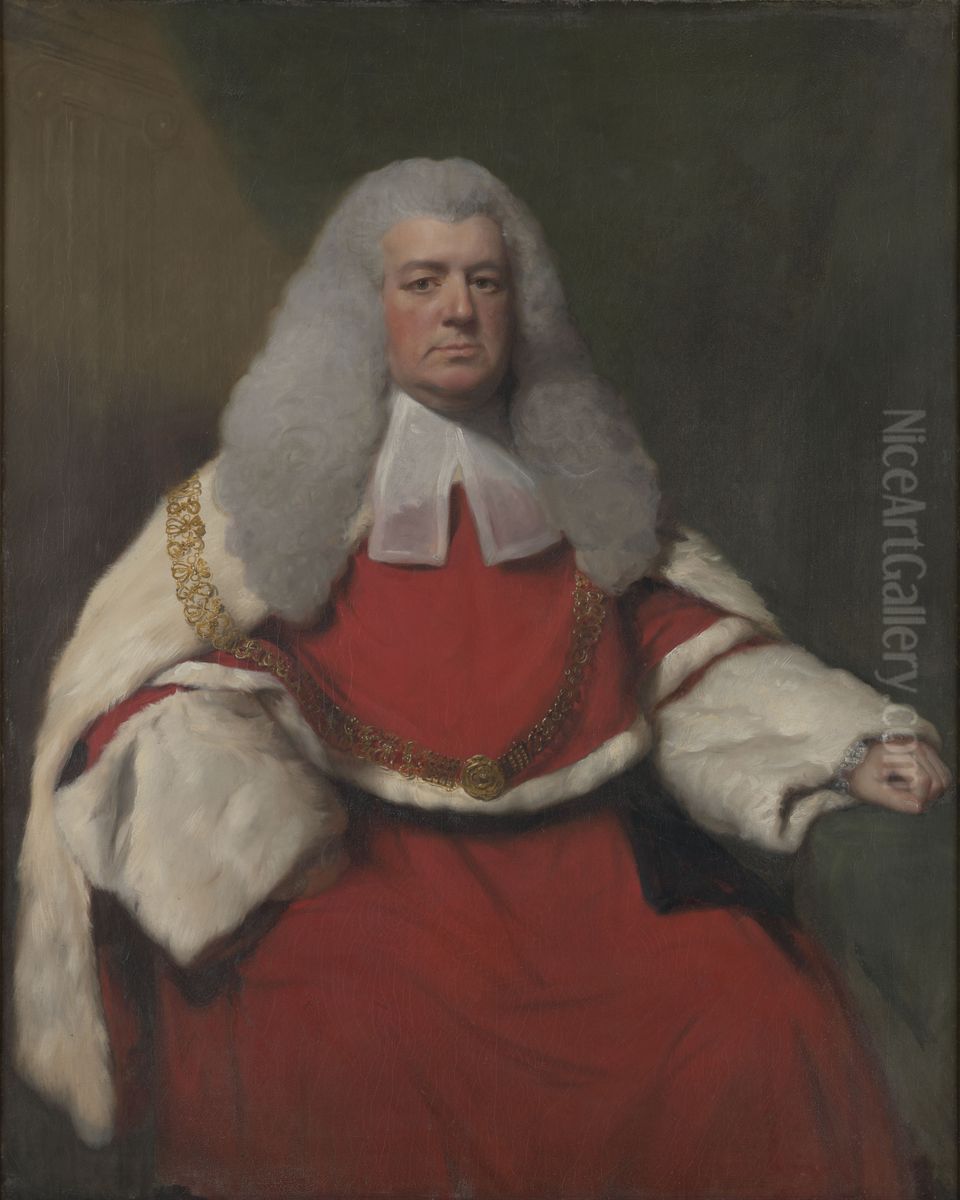 Portrait of Sir James Eyre (1734-1799) Oil Painting by Lemuel-Francis Abbott