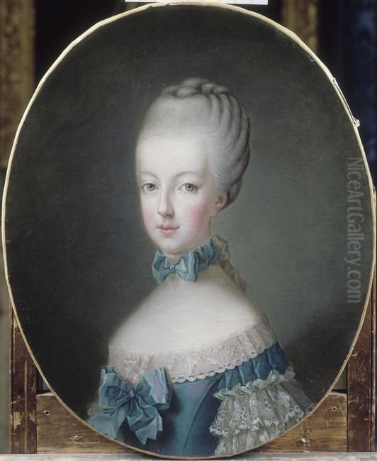 Portrait of Marie-Antoinette Oil Painting by Jean-Baptiste Charpentier the Elder