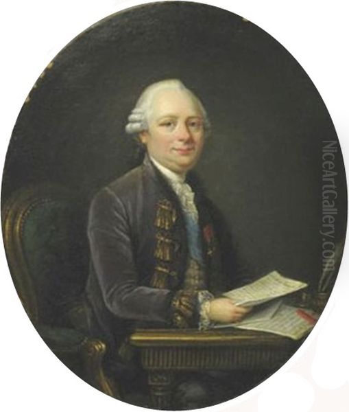 Portrait ofEtienne Francois de Choiseul(1719-1785) Oil Painting by Franz Peter Kymli