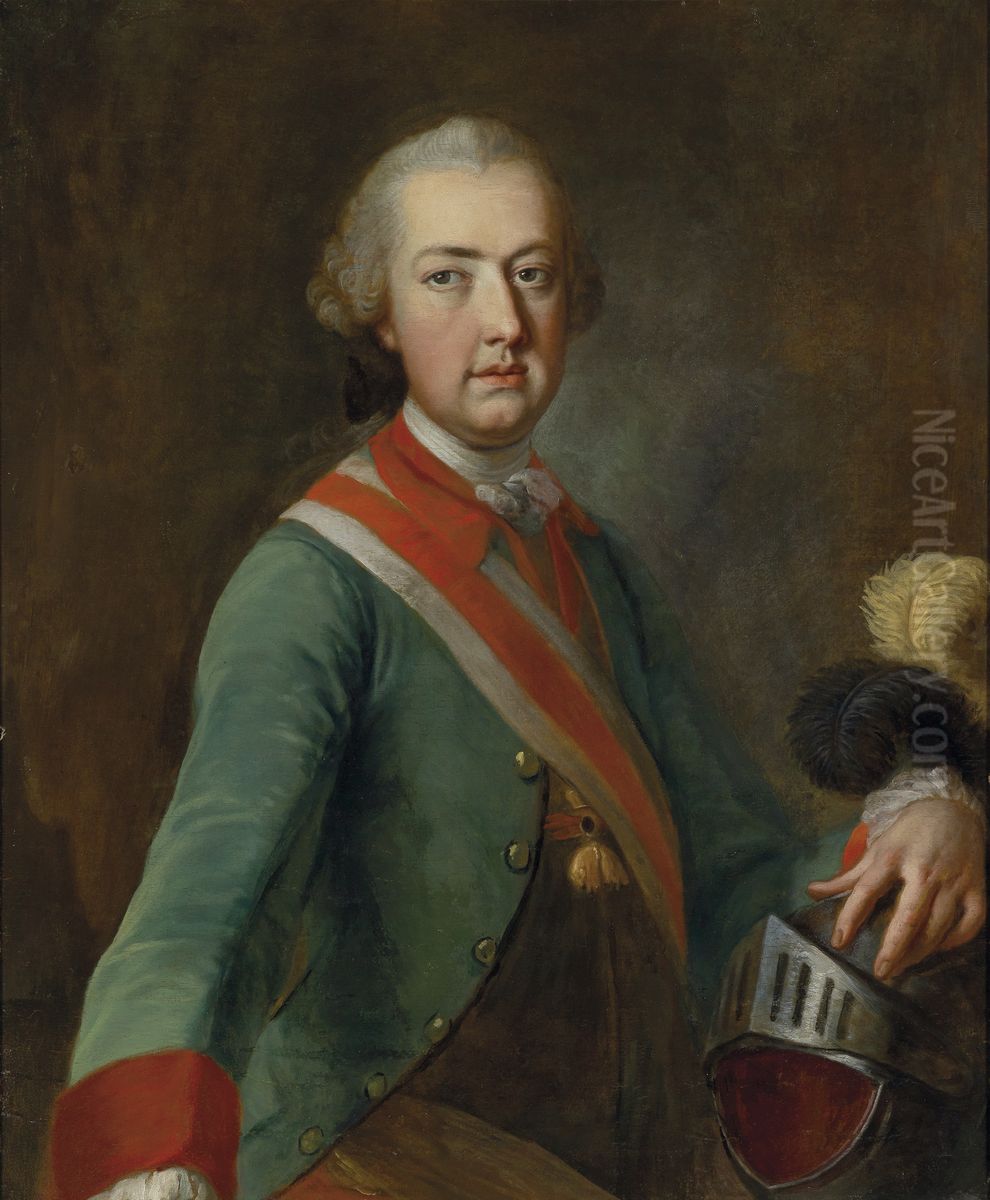 Portrait of Joseph II, Holy Roman Emperor (1741-1790) Oil Painting by Unidentified painter