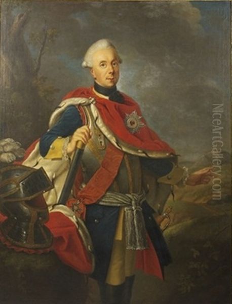 Portrait ofPrince Henry of Prussia (1726-1802) Oil Painting by Frederic Reclam