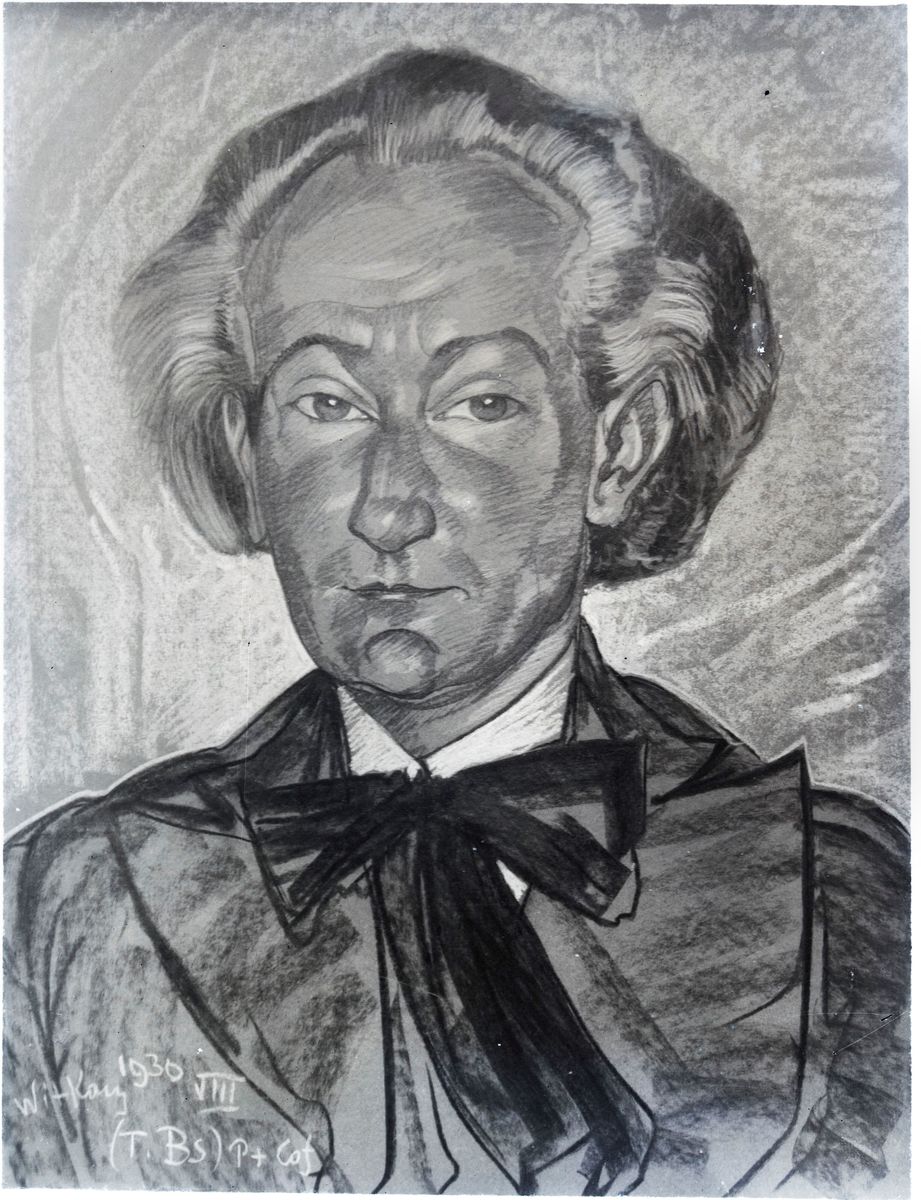 Portret Meski Oil Painting by Stanislaw Ignacy Witkiewicz (Witkacy)