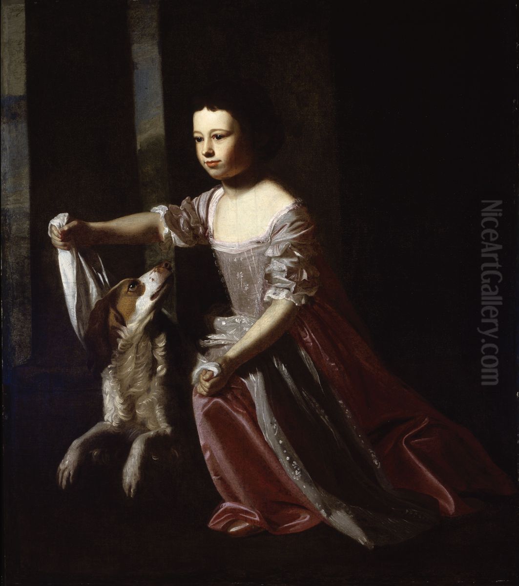 Mary Elizabeth Martin Oil Painting by John Singleton Copley