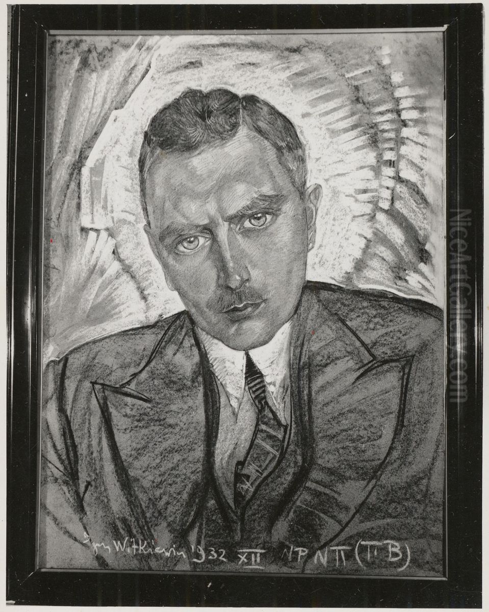 Portret Mariana Wimmera Oil Painting by Stanislaw Ignacy Witkiewicz (Witkacy)