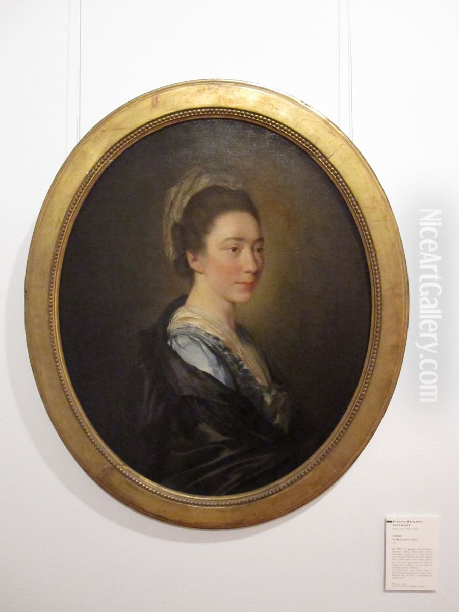 Portrait deMarie-Anne Collot. Oil Painting by Peter Falconet