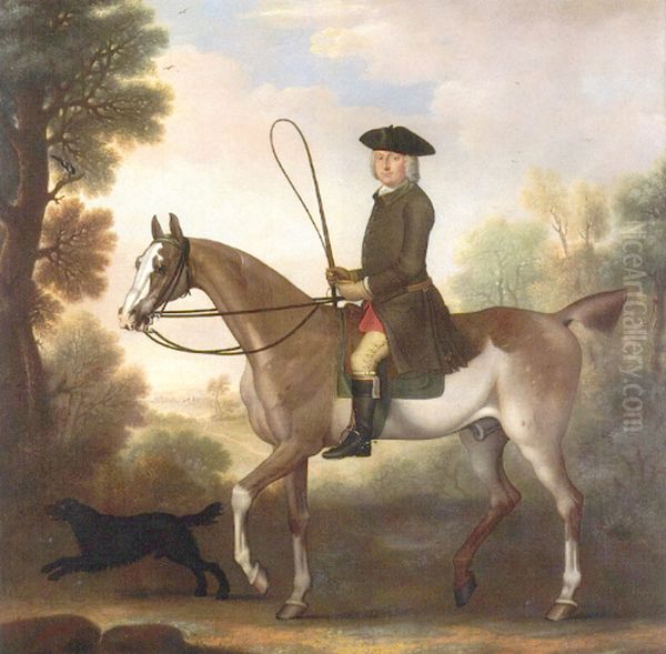 Thomas Gage, 1st Viscount Gage and his horse Oil Painting by James Seymour
