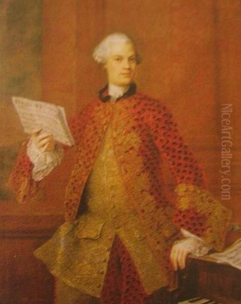 Portrait of Gaetano Guadagni (?) (1725-1792), Italiancastrato Oil Painting by Unidentified painter