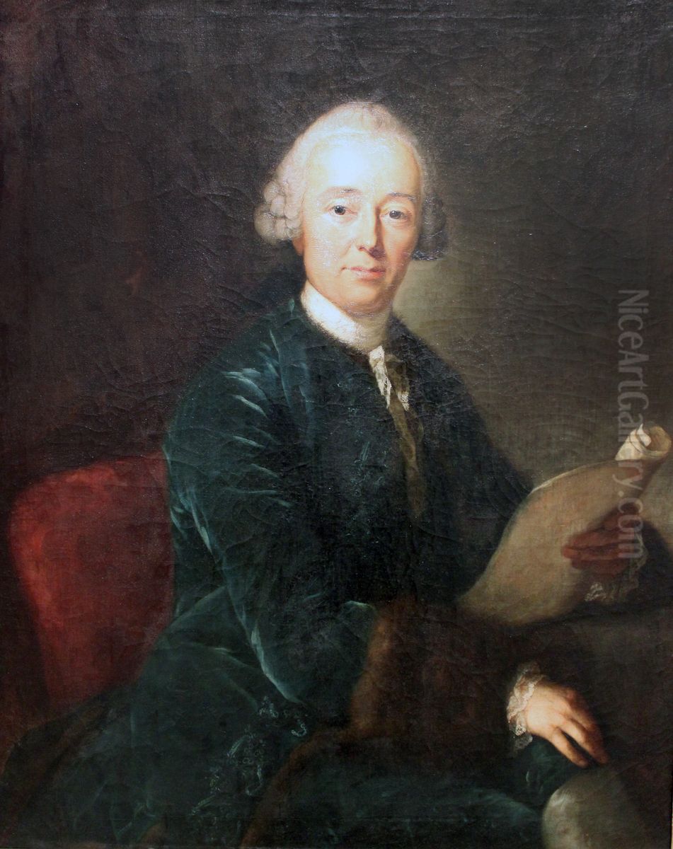 Peter August of Schonberg, Master of the Household to the Elector of Saxony (1732-1791) Oil Painting by Anton Graff