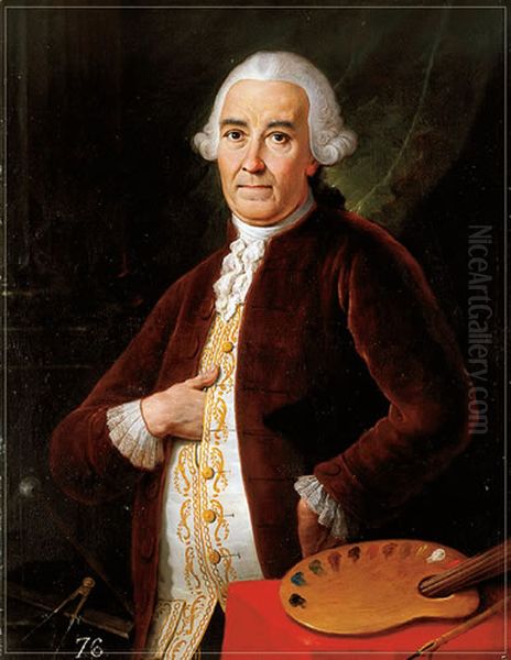 Self-portrait Oil Painting by Josep Vergara