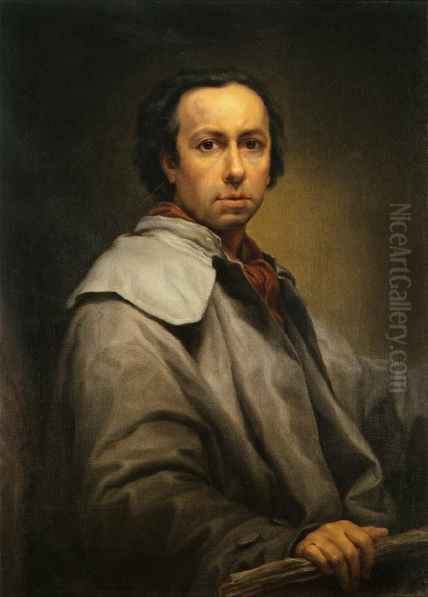 Self-portrait Oil Painting by Anton Raphael Mengs