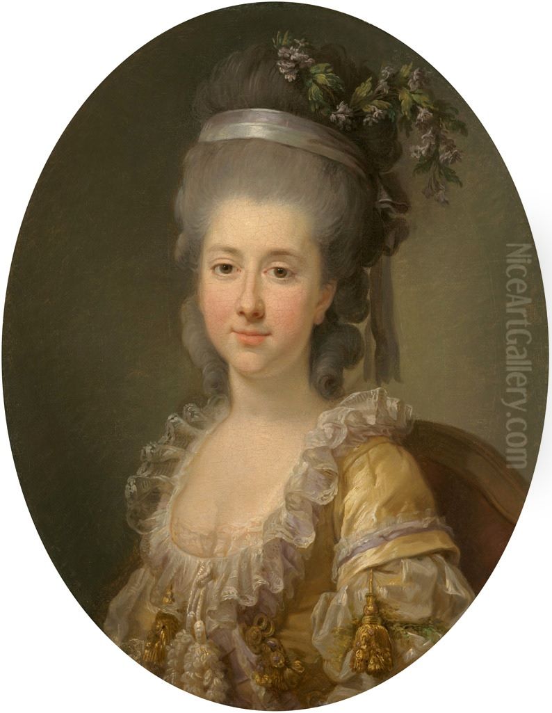 Portrait of Countess Urszula Potocka, nee Zamoyska (c. 1750-1808/16) Oil Painting by Elisabeth Louise Vigee Le Brun