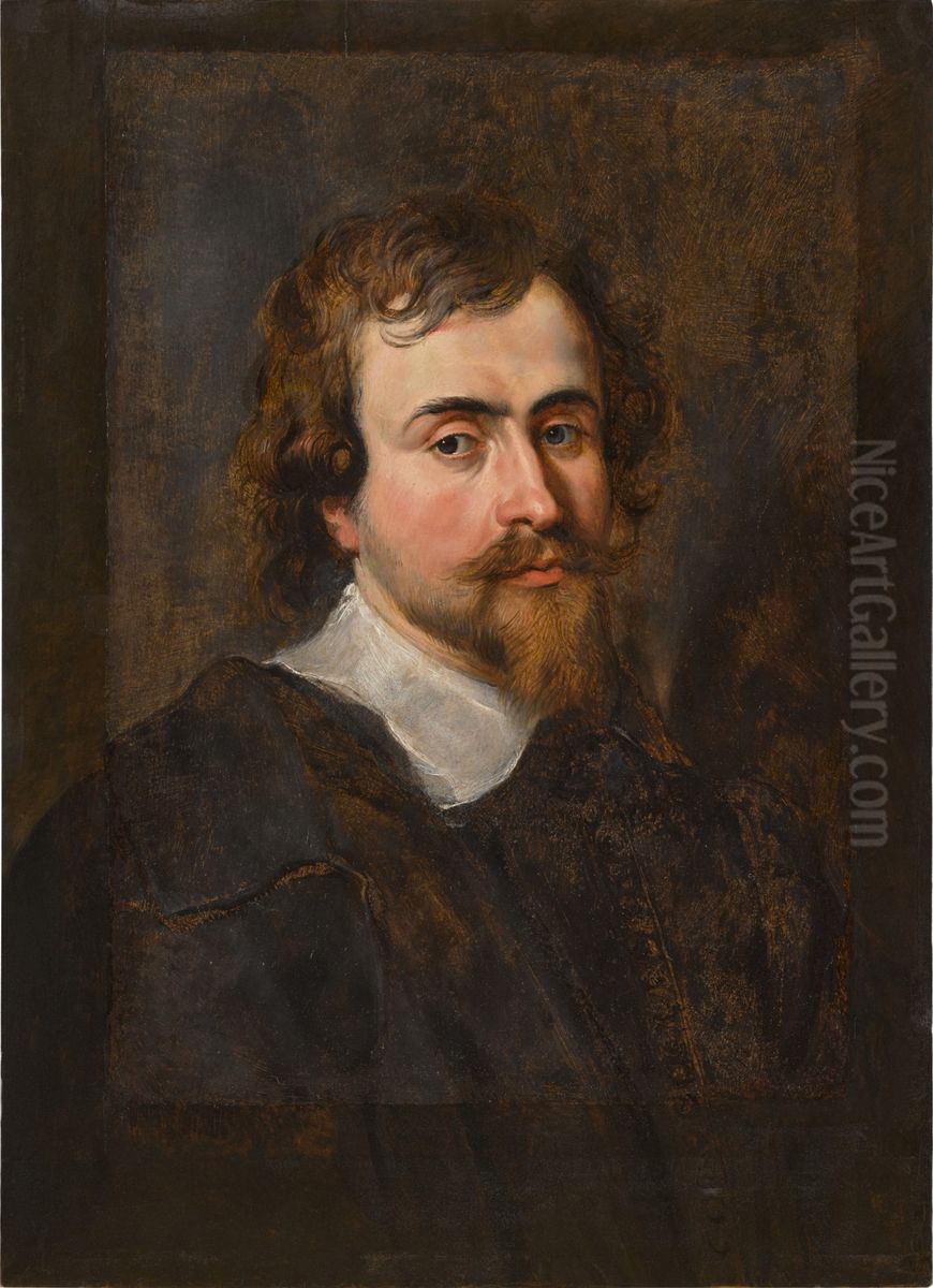 Self-Portrait of the Artist as a Young Man.jpg Oil Painting by (studio of) Rubens, Peter Paul