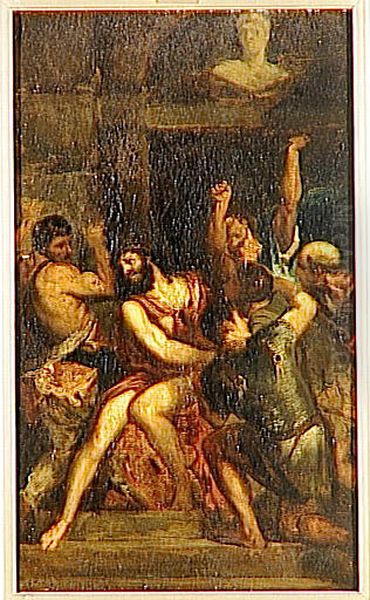 The Crowning with Thorns Oil Painting by Gustave Moreau