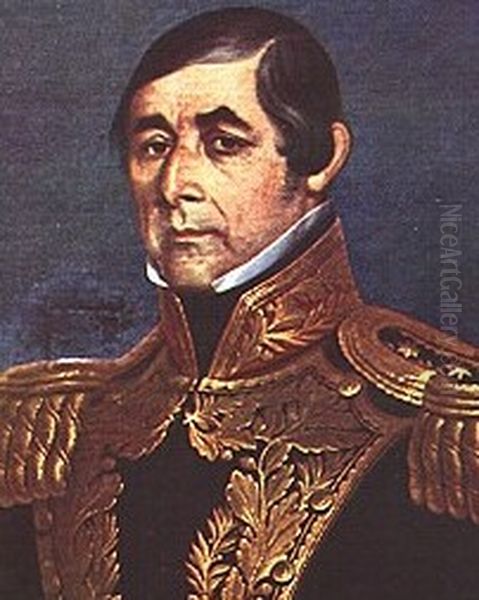 Portrait of Fructuoso Rivera Oil Painting by unknown