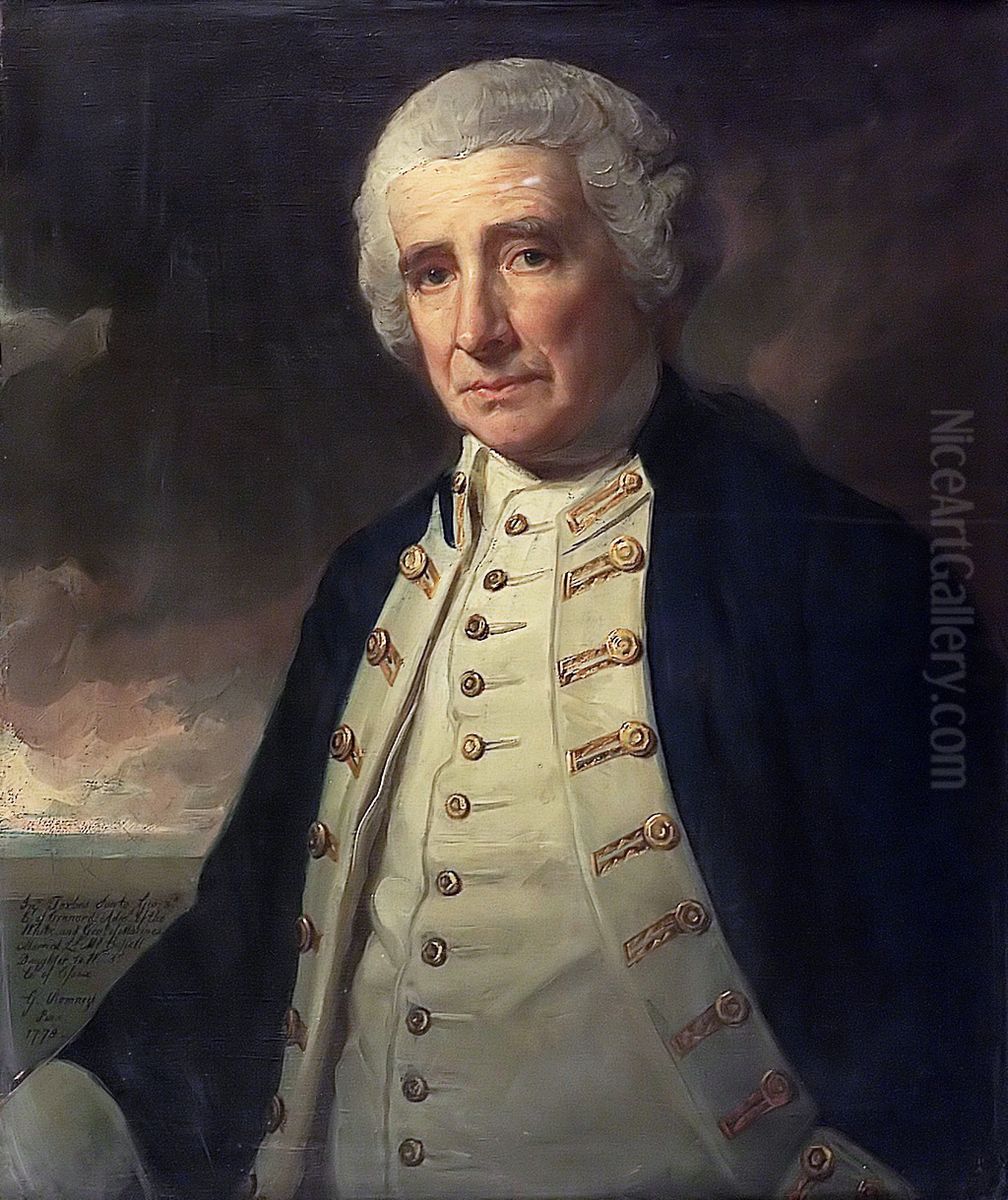 Portrait ofJohn Forbes(1714-1796) Oil Painting by George Romney