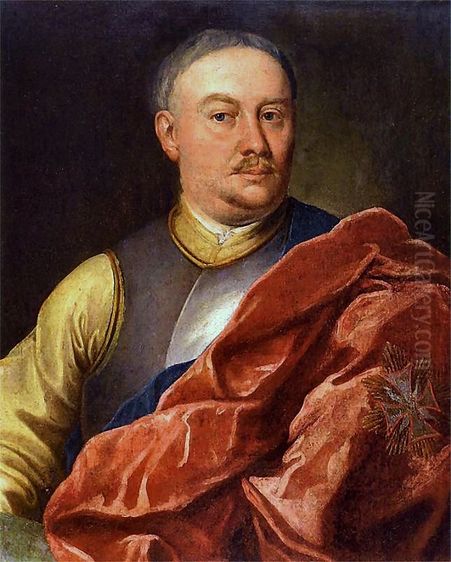 Portret Jakuba Narzymskiego, wojewody pomorskiego (1737-1758) Oil Painting by Szymon Czechowicz
