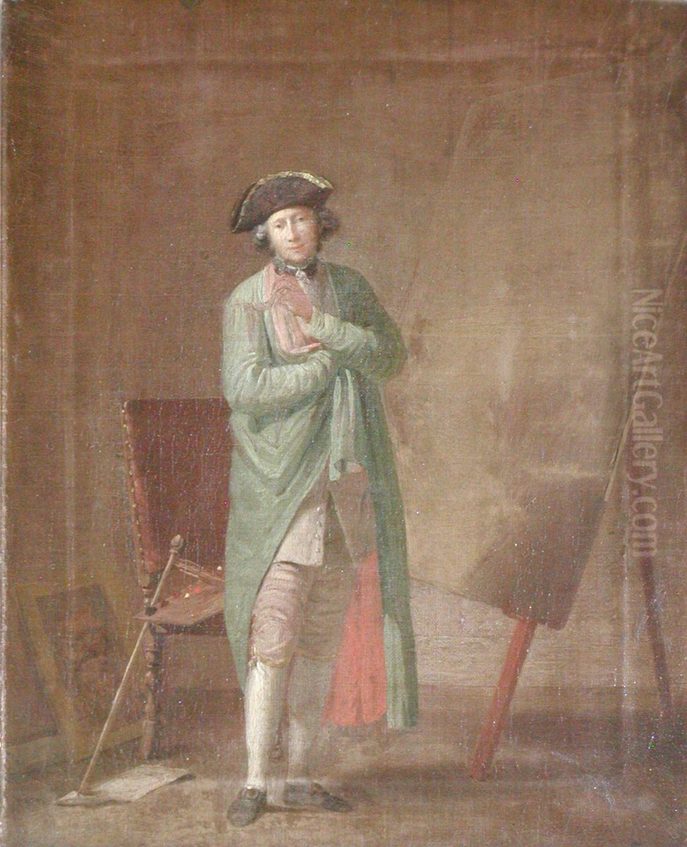 Self-portrait Oil Painting by Peter Cramer