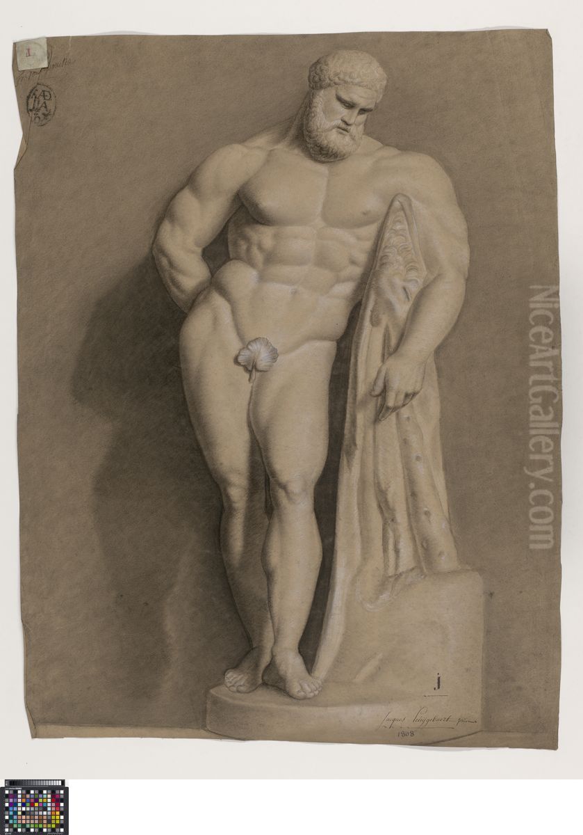 Farnese Hercules Oil Painting by Jacobus Huyghebaert
