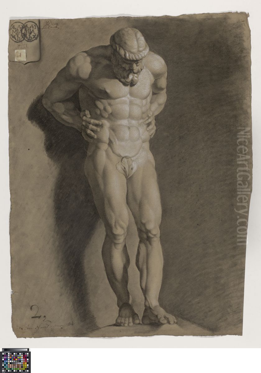 Atlas Oil Painting by Jean Naert