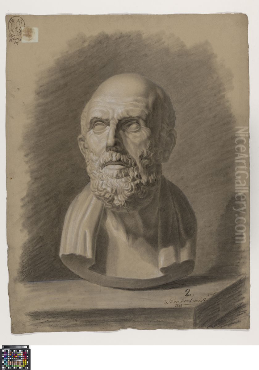 bust of Chrysippus Oil Painting by Lambert Noos
