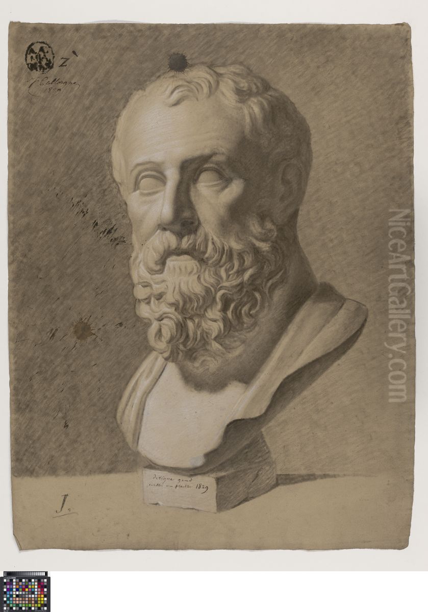 bust of Solon Oil Painting by Pieter De Vigne