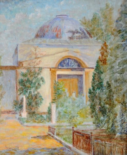 Scorcio Di Moschea Oil Painting by Ulisse Caputo