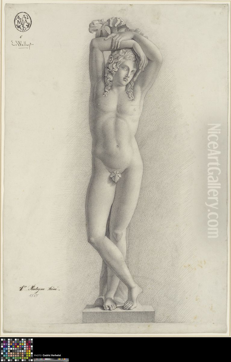 Genie funebre Oil Painting by Rene Fonteyne