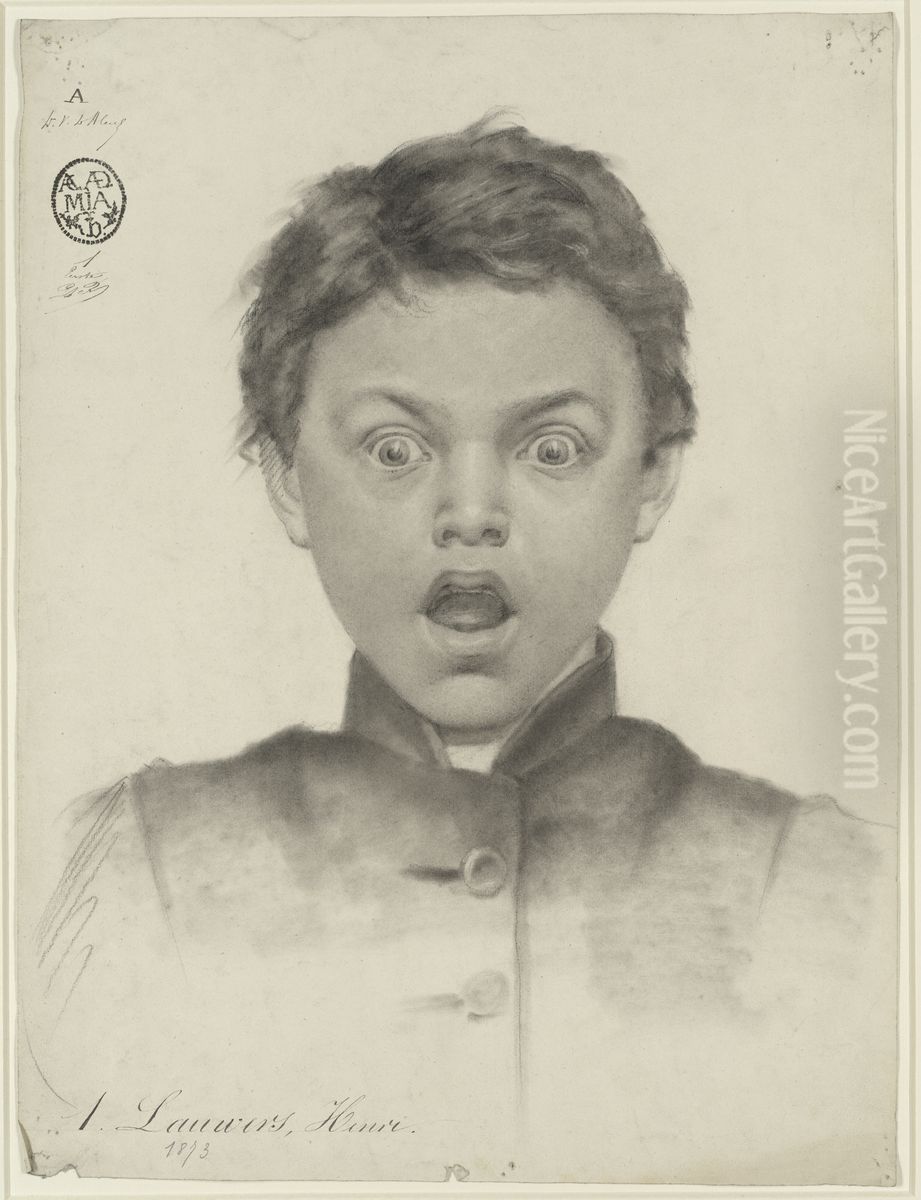 disbelief Oil Painting by Henri Lauwers