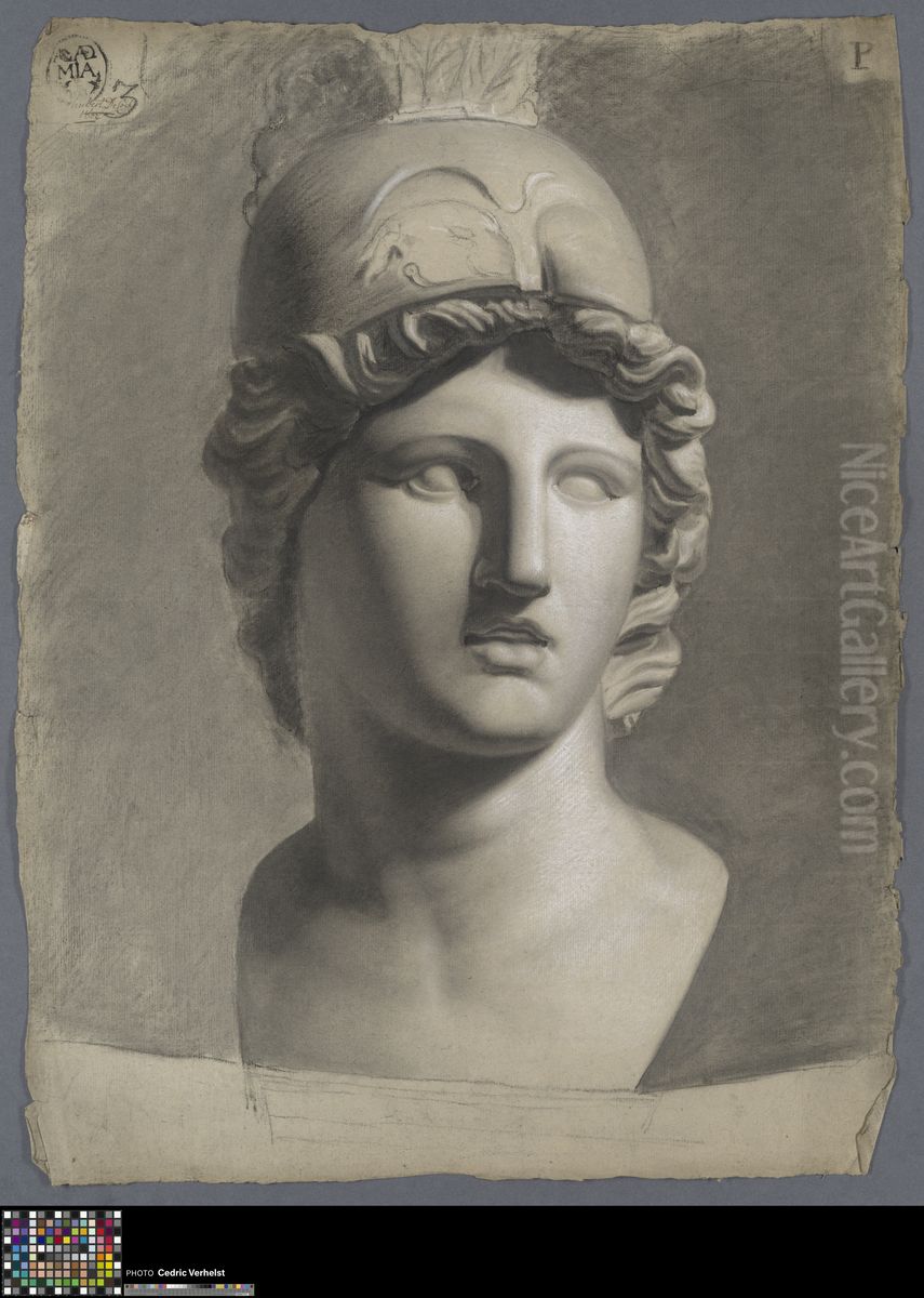 bust of Athena Oil Painting by Musea Brugge