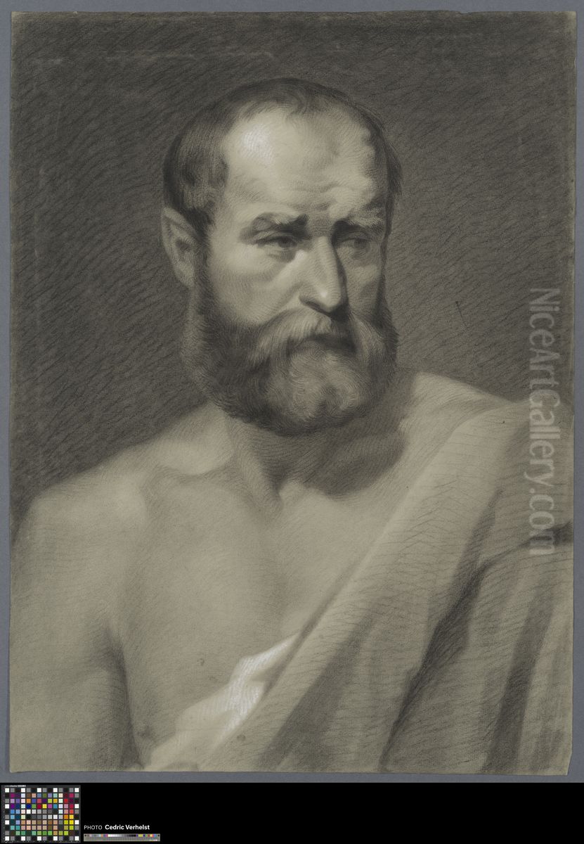 bust of a man Oil Painting by Musea Brugge