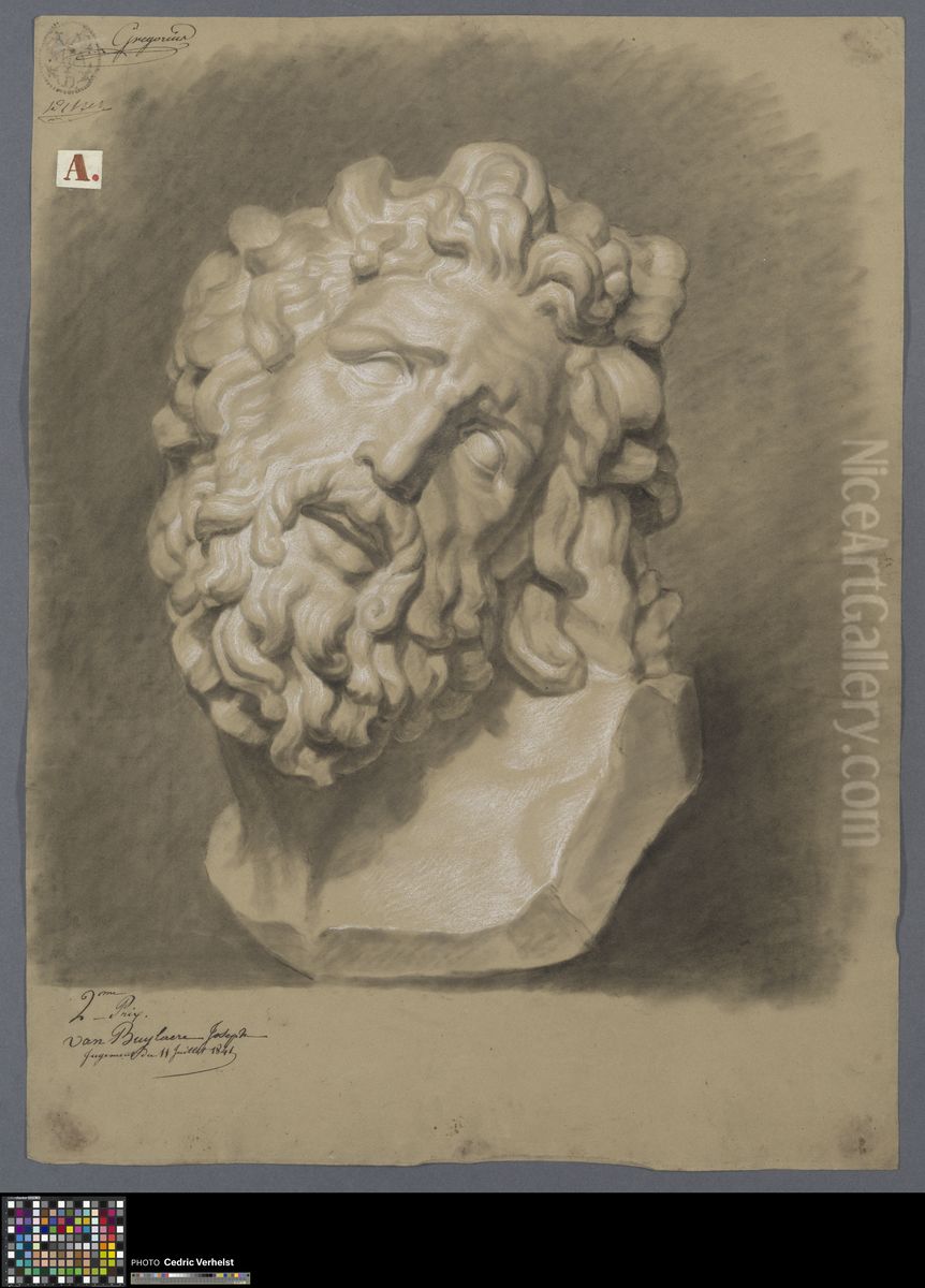 bust of Laocoon Oil Painting by Joseph van Buylaere