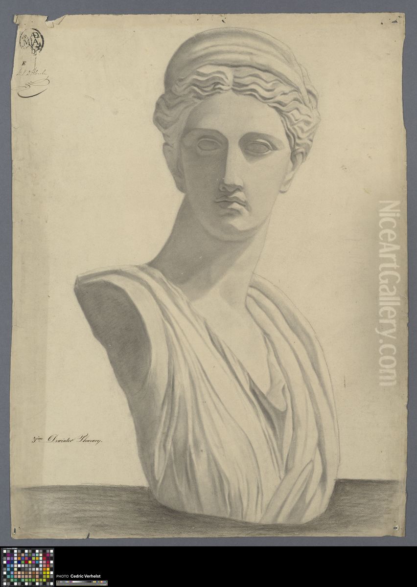 bust of Diana Oil Painting by Pharaon de Winter