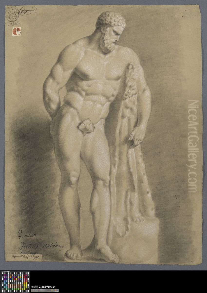 Farnese Hercules Oil Painting by Antoon Joostens