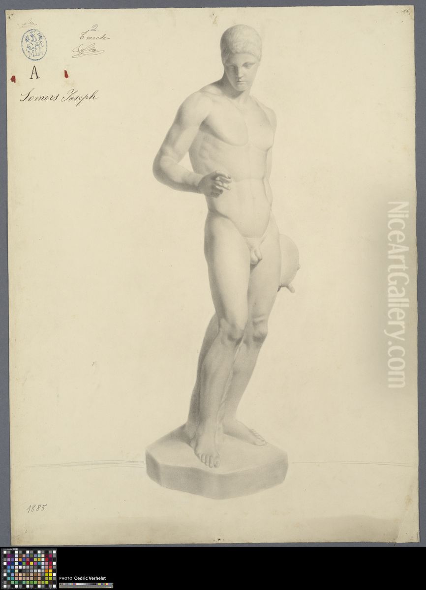 Discophoros Oil Painting by Joseph Somers