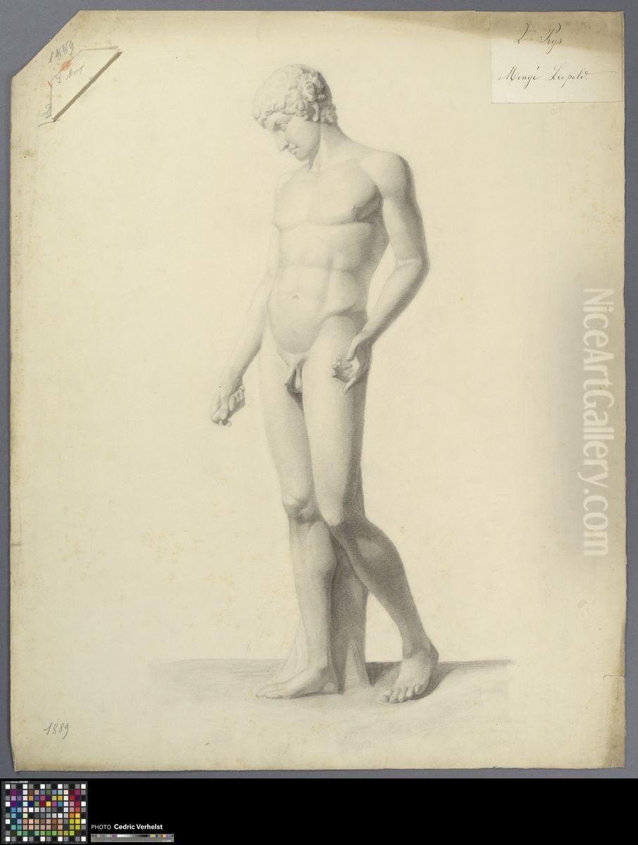 Capitoline Antinous Oil Painting by Leopold Menge