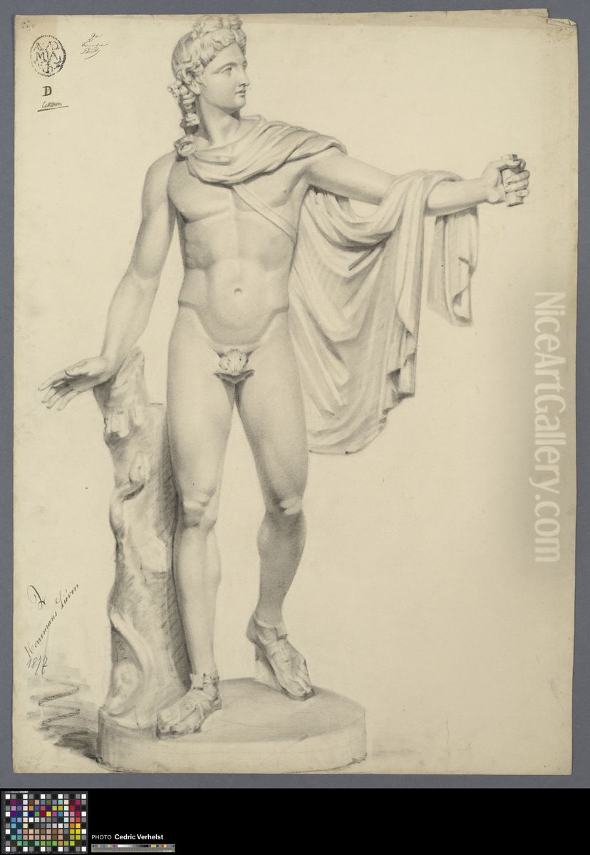 Apollo Belvedere Oil Painting by Lieven Herremans