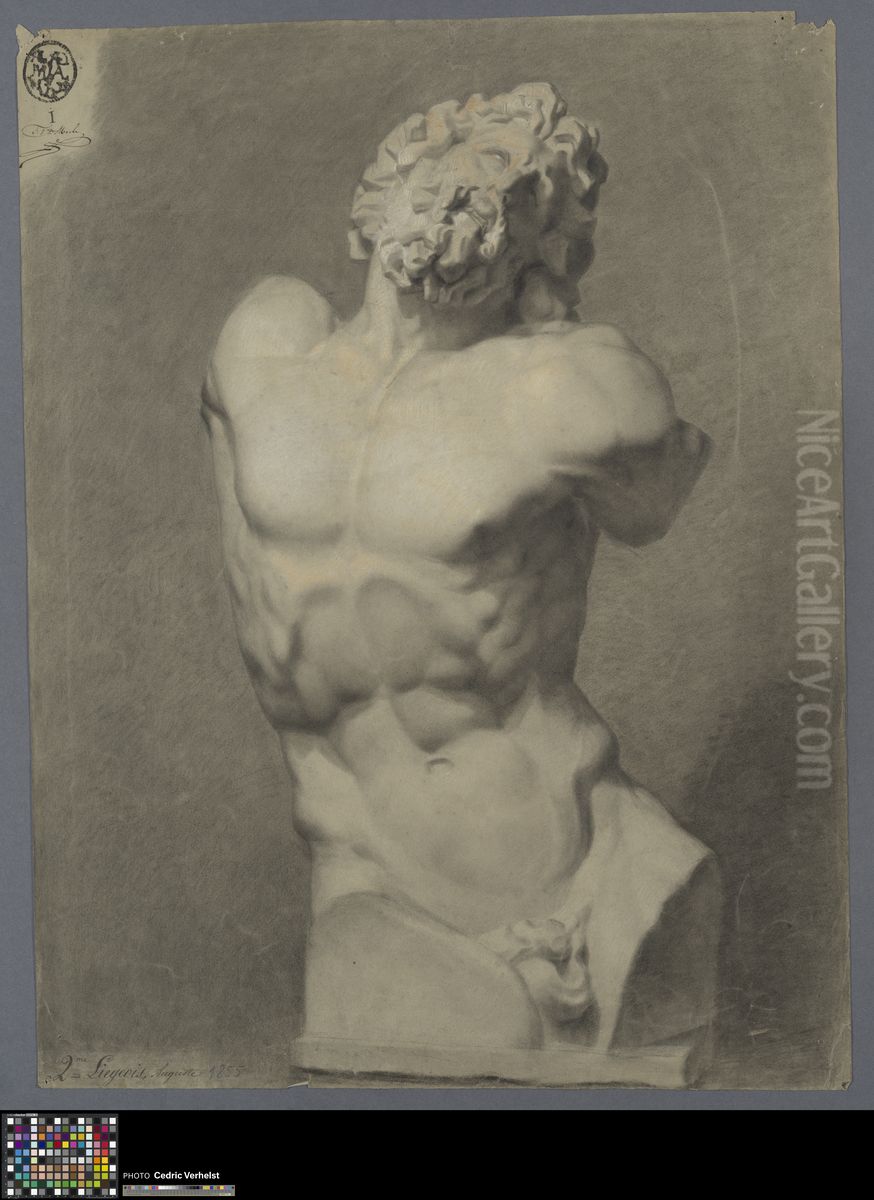 Laocoon Oil Painting by Auguste Liegeois