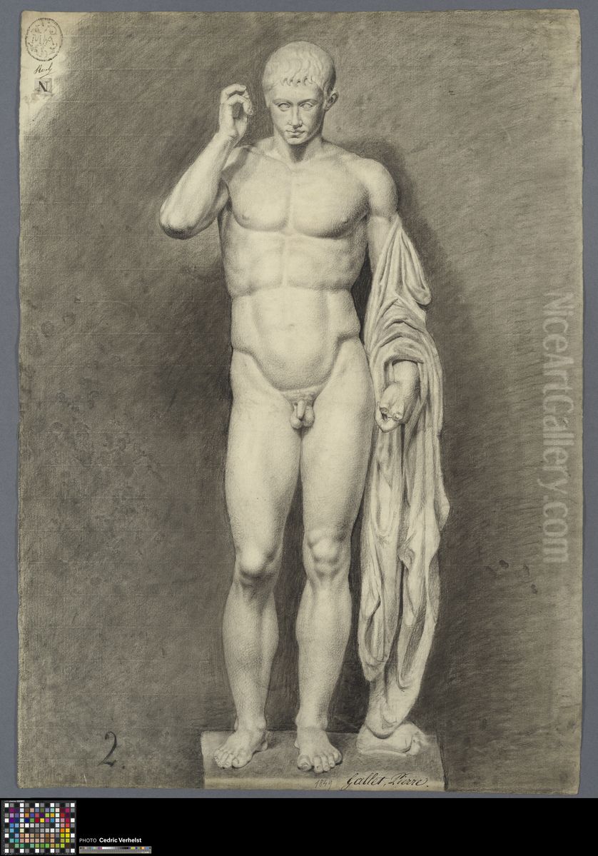 Marcellus as Hermes Logios Oil Painting by Pierre Gallet