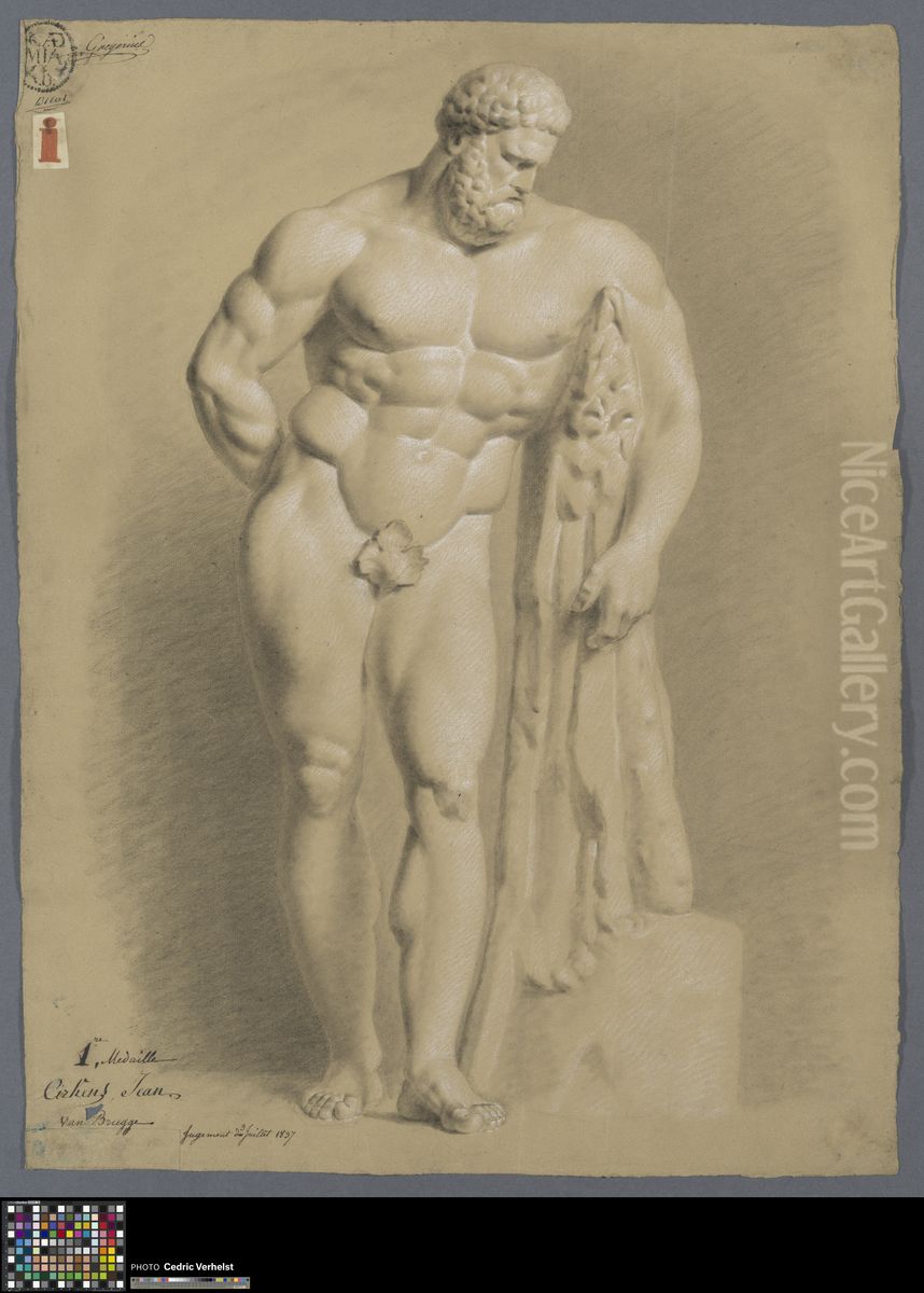 Farnese Hercules Oil Painting by Jean Cierckens