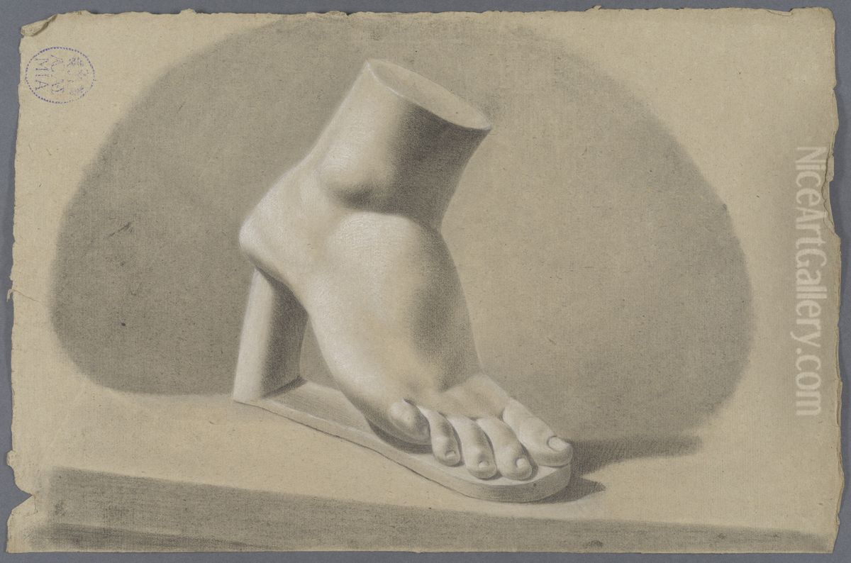 right foot on a pedestal Oil Painting by Musea Brugge