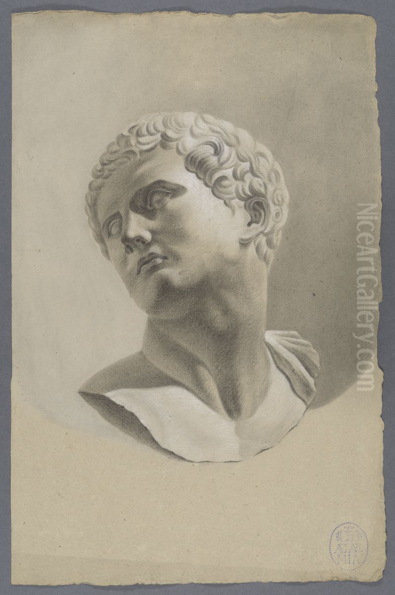 bust of a young man Oil Painting by Musea Brugge