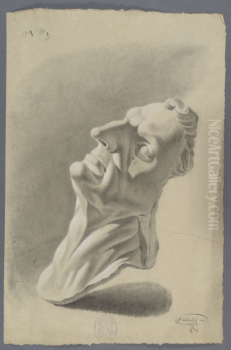 head of an older man Oil Painting by Louis van der Beke