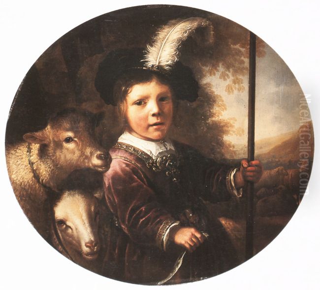 Portrait of an unknown boy Oil Painting by Jacob Gerritsz. Cuyp