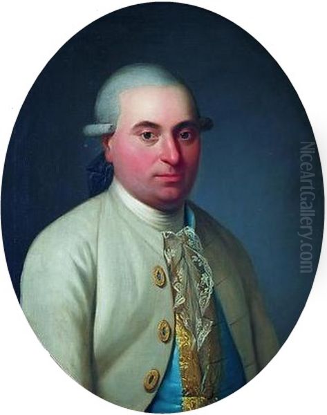 Portrait of Soren Gyldendal Oil Painting by Eric Paulsen