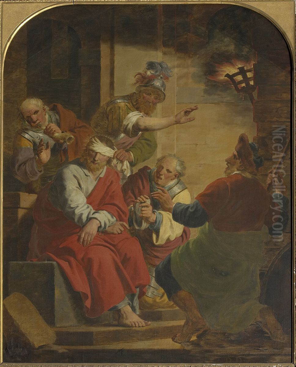 The mocking of Christ Oil Painting by Jan Jozef Verhaghen