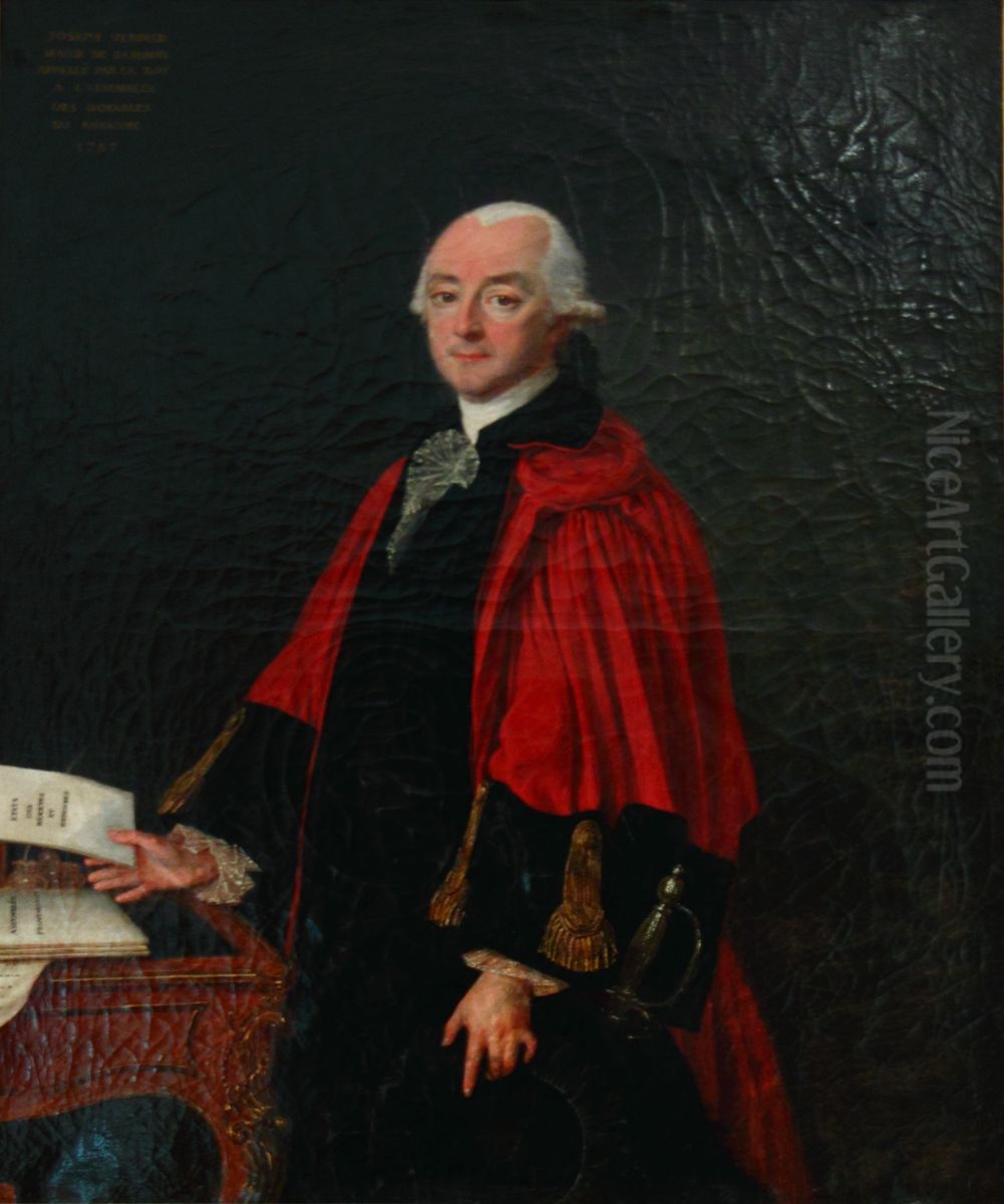 Joseph Verdier Oil Painting by Jean-Baptiste Isabey